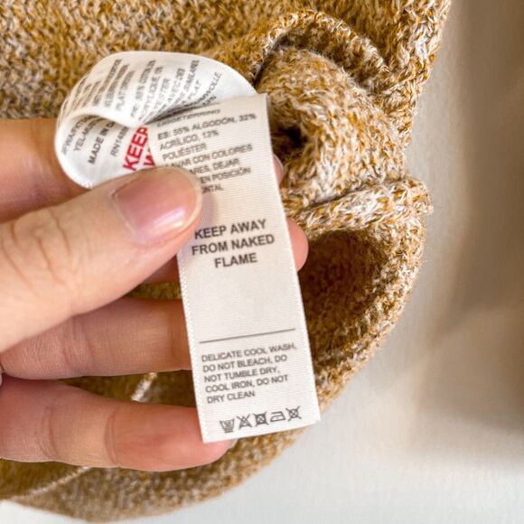 Fat Face Mustard Sweater Size 2 - Picture 5 of 8